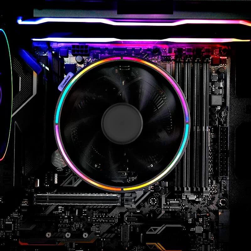 Cooler Universal para Processador Gamemax Gamma 200, Rainbow, 125mm, Intel AMD - Pode Ser Seu