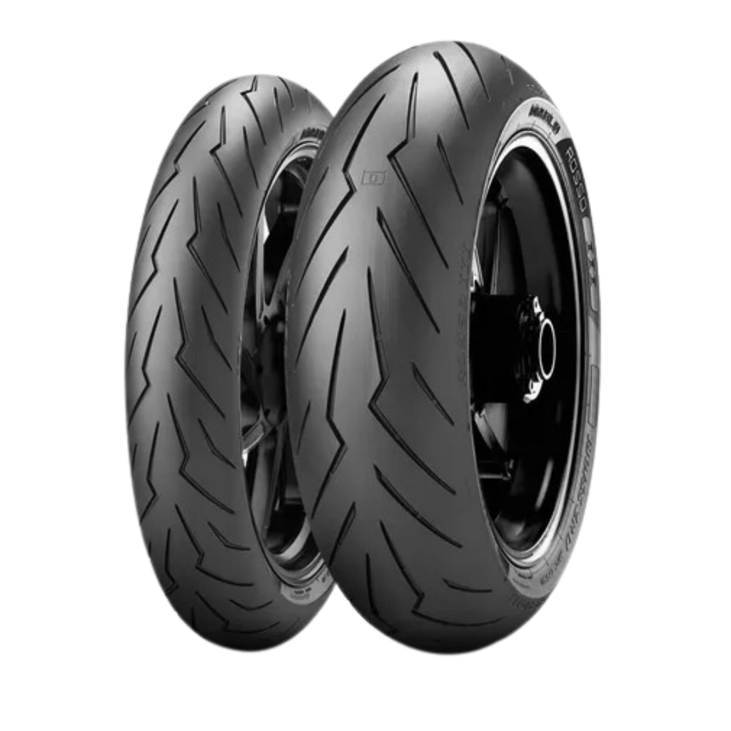 Par Pneu Moto 120 70 17 + 240 45 17 Diablo Rosso 3 Pirelli em Oferta na Shopee