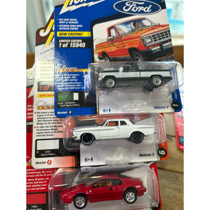 1988 Honda civic Johnny lightning fusca, mercury, gol 2010 chevy Corvette 1962 plymouth   1982 rx7 Mazda