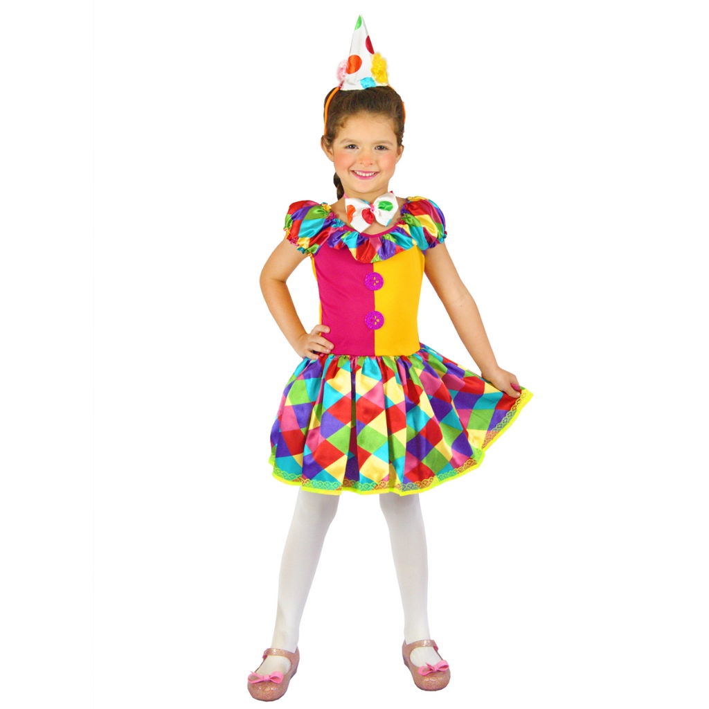 Fantasia Palhacinha Clássica Infantil em Oferta na Shopee