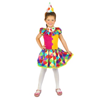 Fantasia Palhacinha Clássica Infantil em Oferta na Shopee