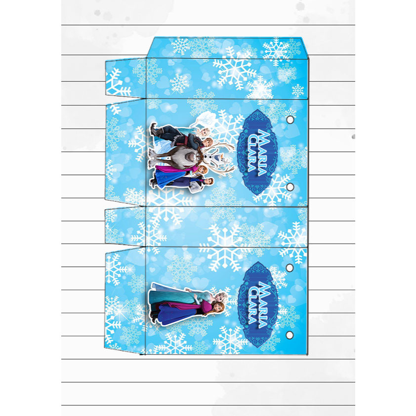 Sacolinha Personalizada Lembrancinha Frozen