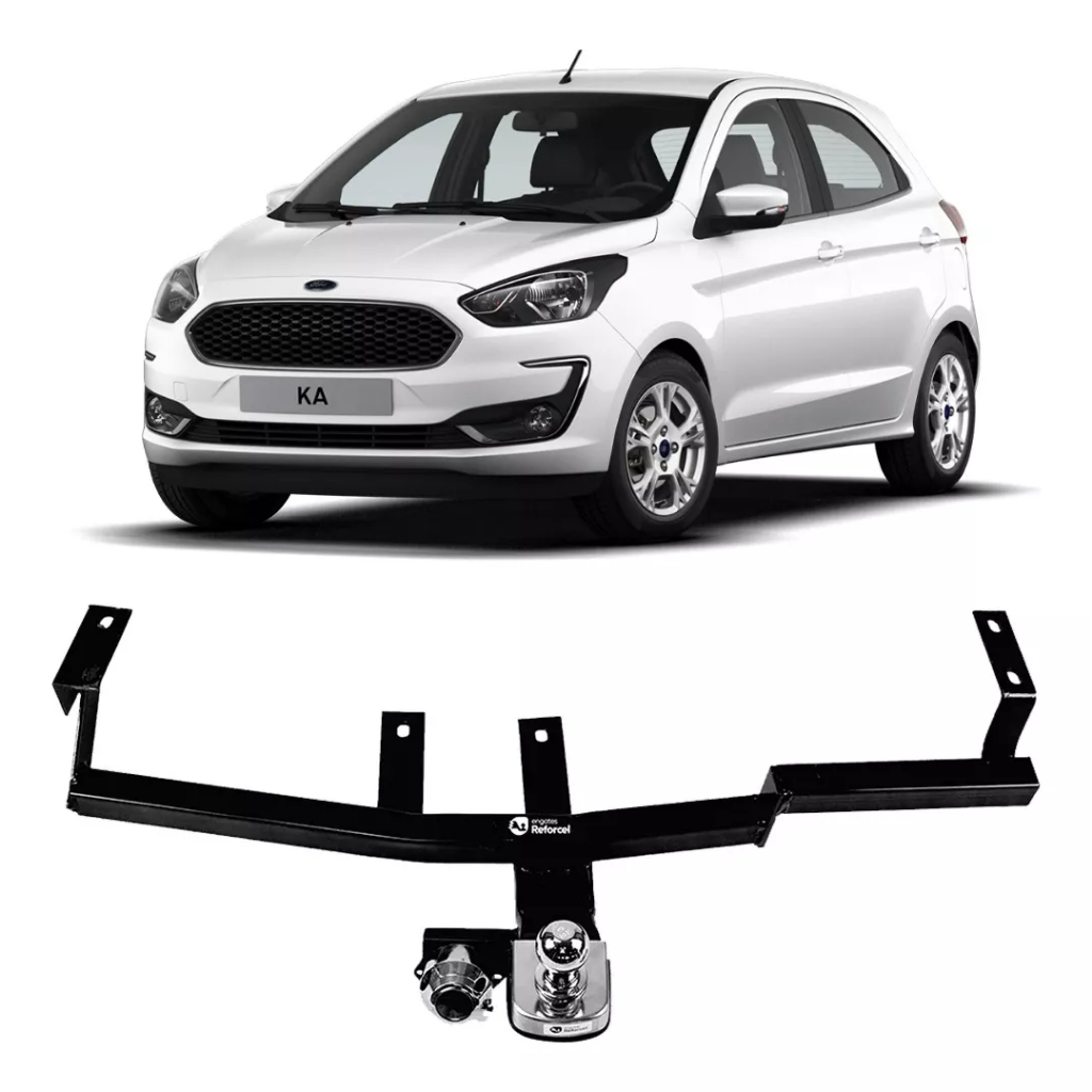 Engate Reboque Rabicho Fixo 500kg Ford Ka Hatch 2015 A 2021 em Oferta na Shopee