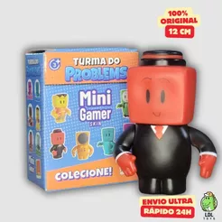 Mini Boneco Kadu Gamer Skin Vinil 12cm Youtuber Turma Do Problems Algazarra