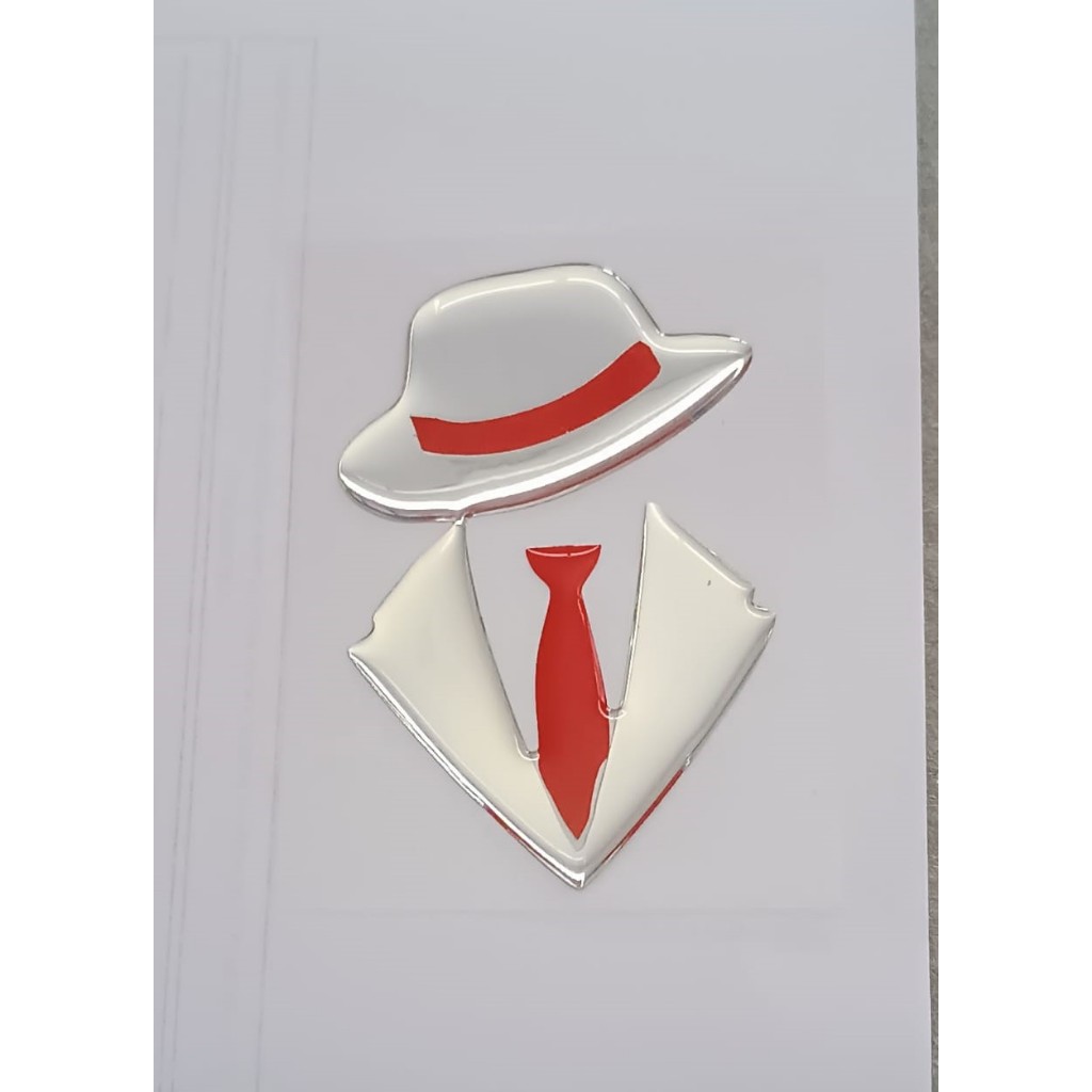 Adesivo Resinado Alto Relevo 3D Zé Pilintra