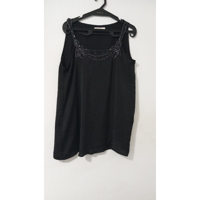 Blusa Regata Feminina Facinelli Adulto Preto Tamanho G