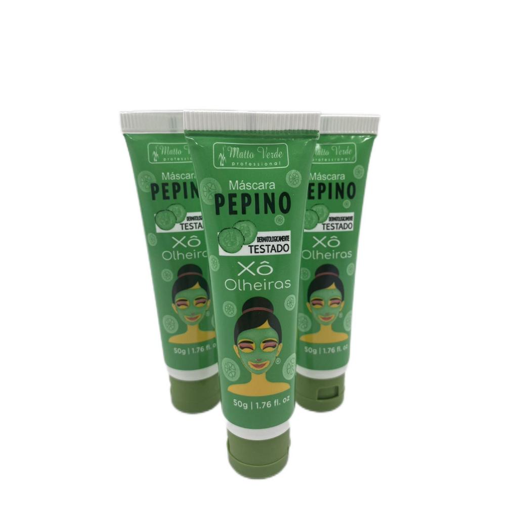 Máscara de Pepino XÔ OLHEIRAS matto verde!