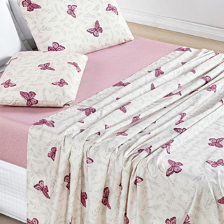 Jogo de Lençol Solteiro Casal Queen King 3 e 4 Peças 200 Fios Estampado Flor Avere em Oferta na Shopee