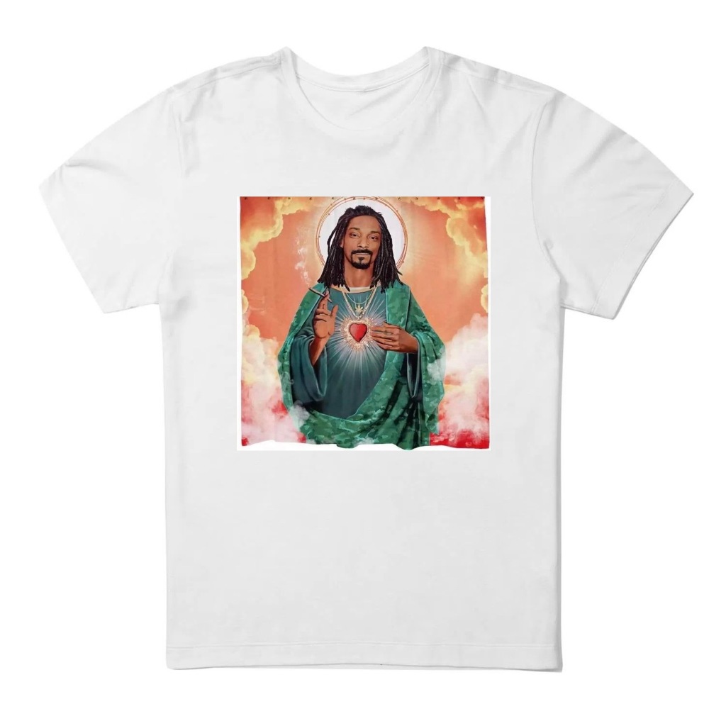 Camiseta Snoop Dogg celeste