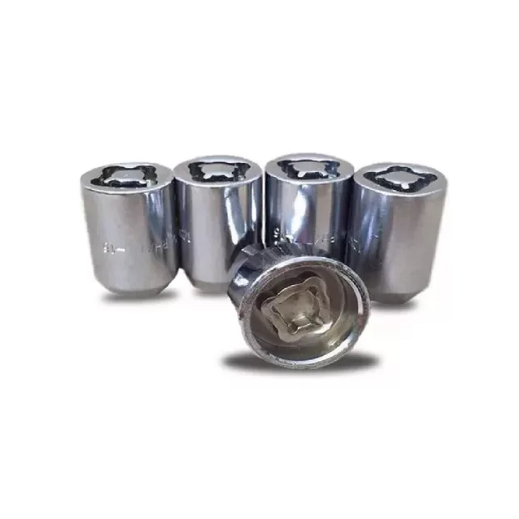 Kit Parafuso Porca Antifurto Roda  Pirus Yaris Corolla Etios Hilux Sw4 Novo Corolla Sem Arruelas