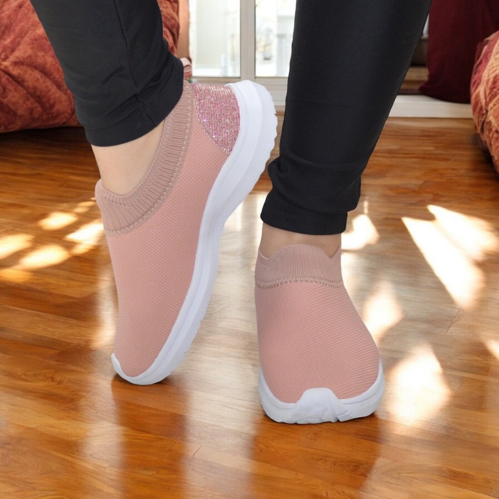 Tênis Meia Feminino Leve e Flexível 34 Ao 40 - Oferta Especial com Desconto G5