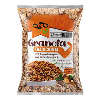 Granola Tradicional 1Kg P&P em Oferta na Shopee