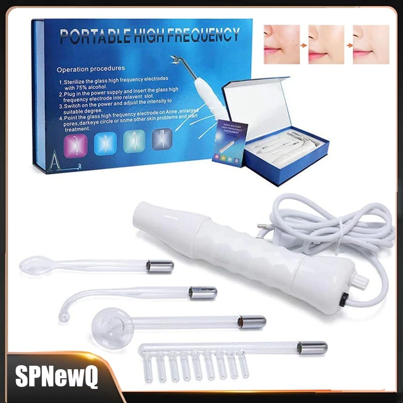 Aparelho Estética Alta Frequência Portátil Facial E Capilar 4 Em 1