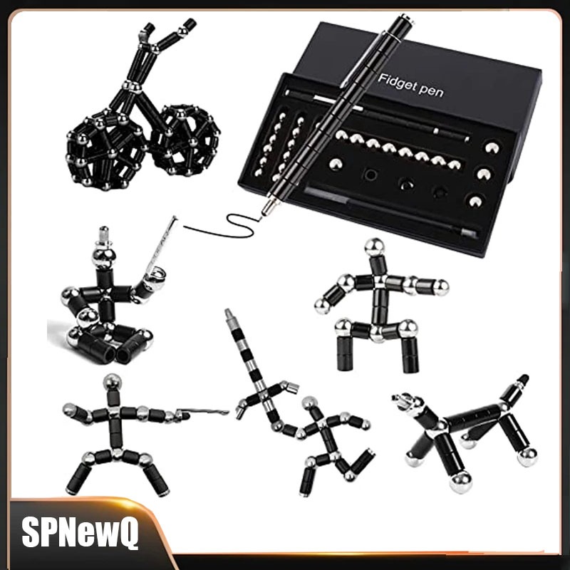 Caneta Magnética Deformável Multifuncional, Caneta Fidget Alta Qualidade