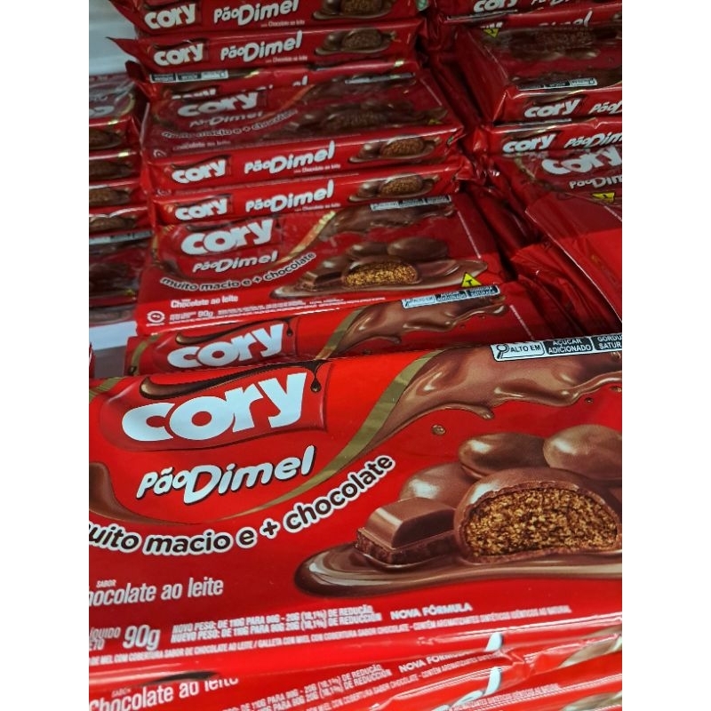 2 Pão de mel Chocolate ao Leite 90g biscoito Pão  de mel