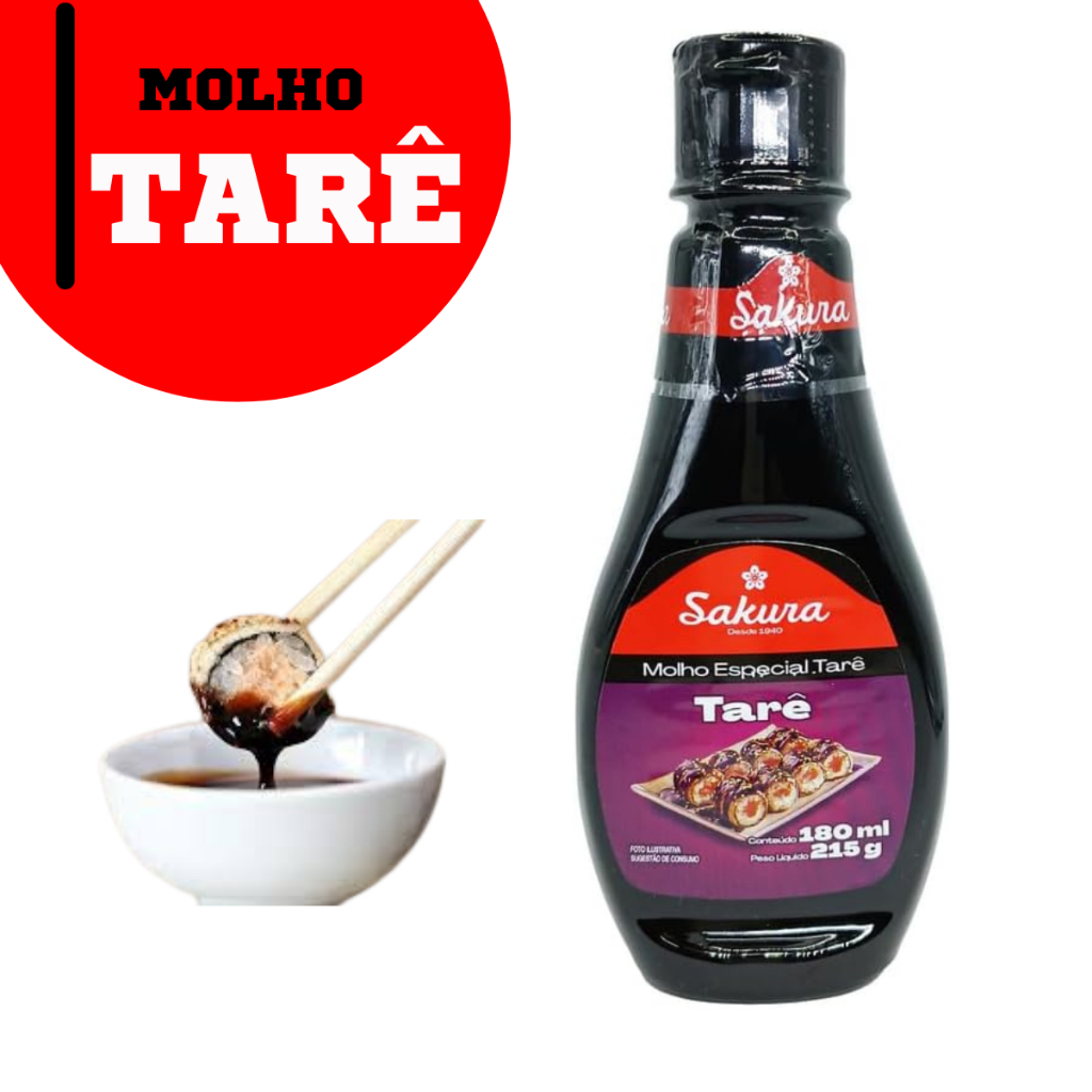 Molho Tarê Sakura 180ml Hot Roll Temaki Sushi Teriyaki