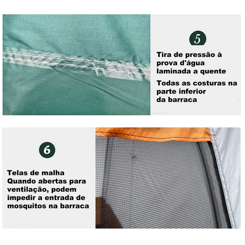 Barraca de Camping para 8-12 Pessoas Impermeável 4000mm Joyfox Familiar — foto 7