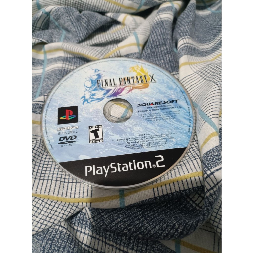 final fantasy X ORIGINAL ps2 (somente jogo não acompanha capa) (leia a descrição)