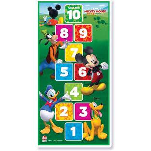 Tapete De Atividades Brincadeira De Amarelinha Mickey Mouse - Líder Brinquedos