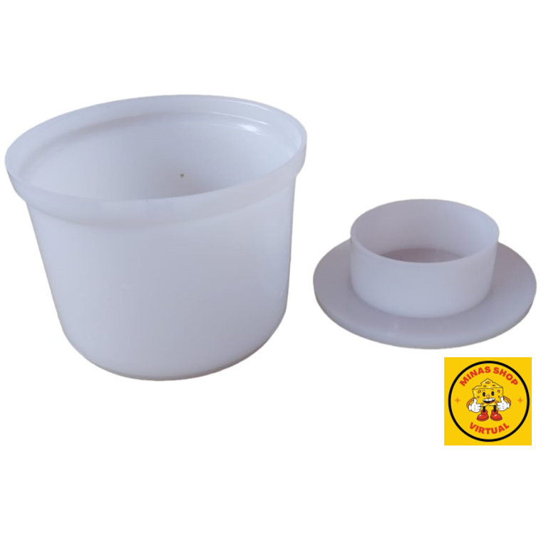 Kit 02 Formas Para queijo Minas Padrão CP800g (Marca INJESUL) — imagem 2 de 2