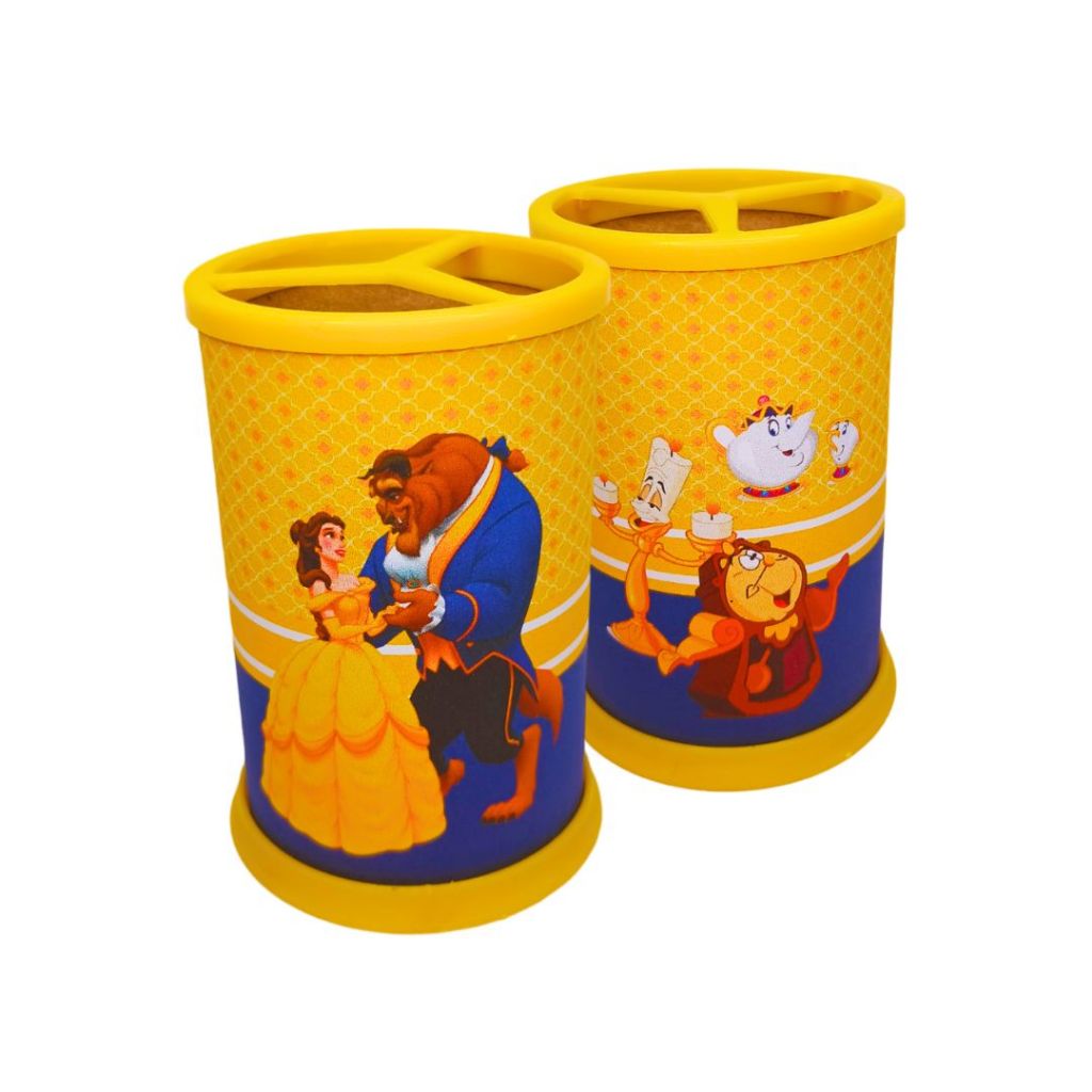 Porta-Lápis para Lembrancinhas A Bela e  Fera em Oferta na Shopee