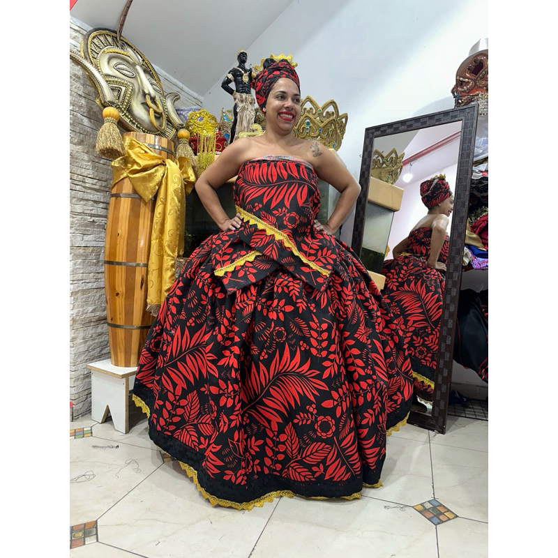 Pombagira Padilha Rosas textil em Oferta na Shopee