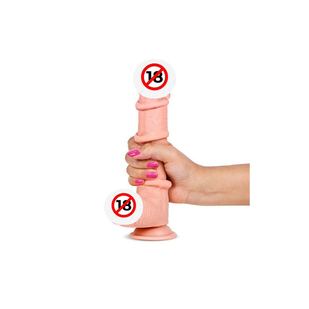 Pênis Dildo Super Realístico com Dupla Camada Ventosa em Oferta na Shopee