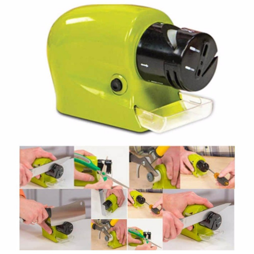 Amolador Afiador Elétrico Faca Tesoura Cozinha Alicate Atualizado em Oferta na Shopee