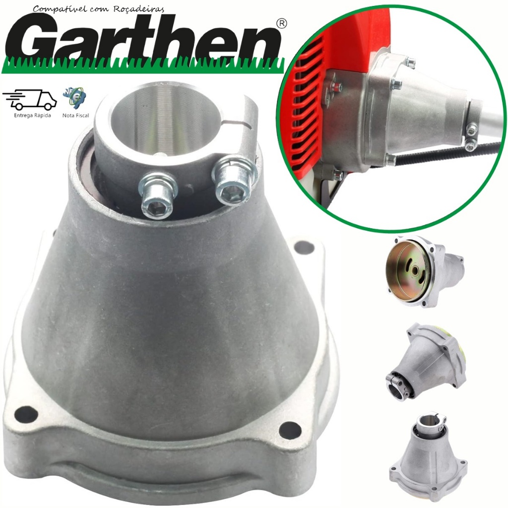 Tambor Cone Caixa De Embreagem Para Roçadeira Garthen Cg420 Cg450 Cg550