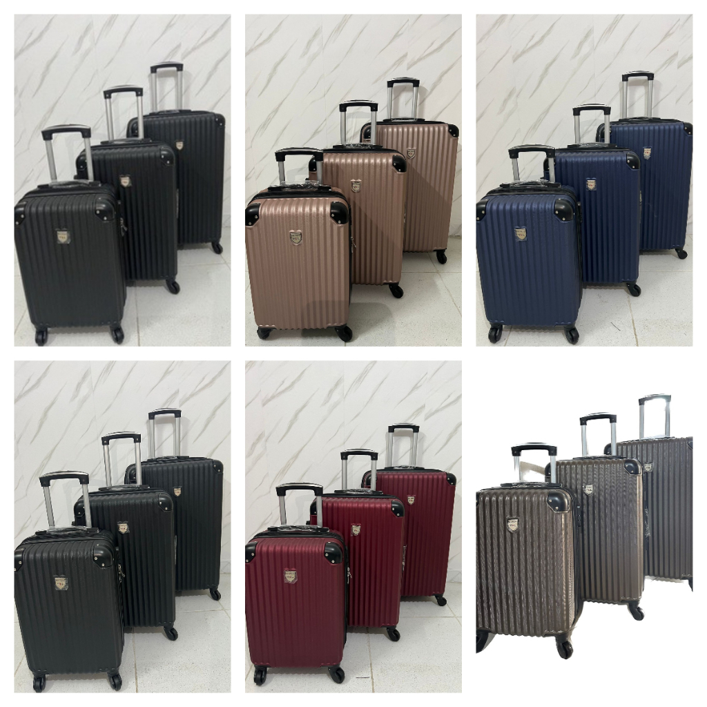PROMOÇÃO kit 3 Conjunto MALA DE VIAGEm rodasm 360 ABS Tamanhos:P/M/G em Oferta na Shopee