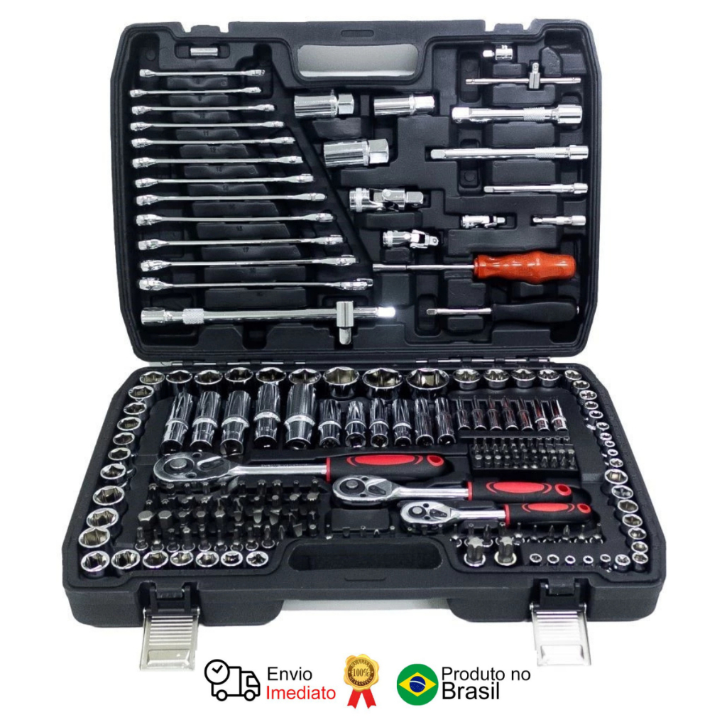 Maleta de Ferramentas Deend Endurance 216 Peças em Oferta na Shopee