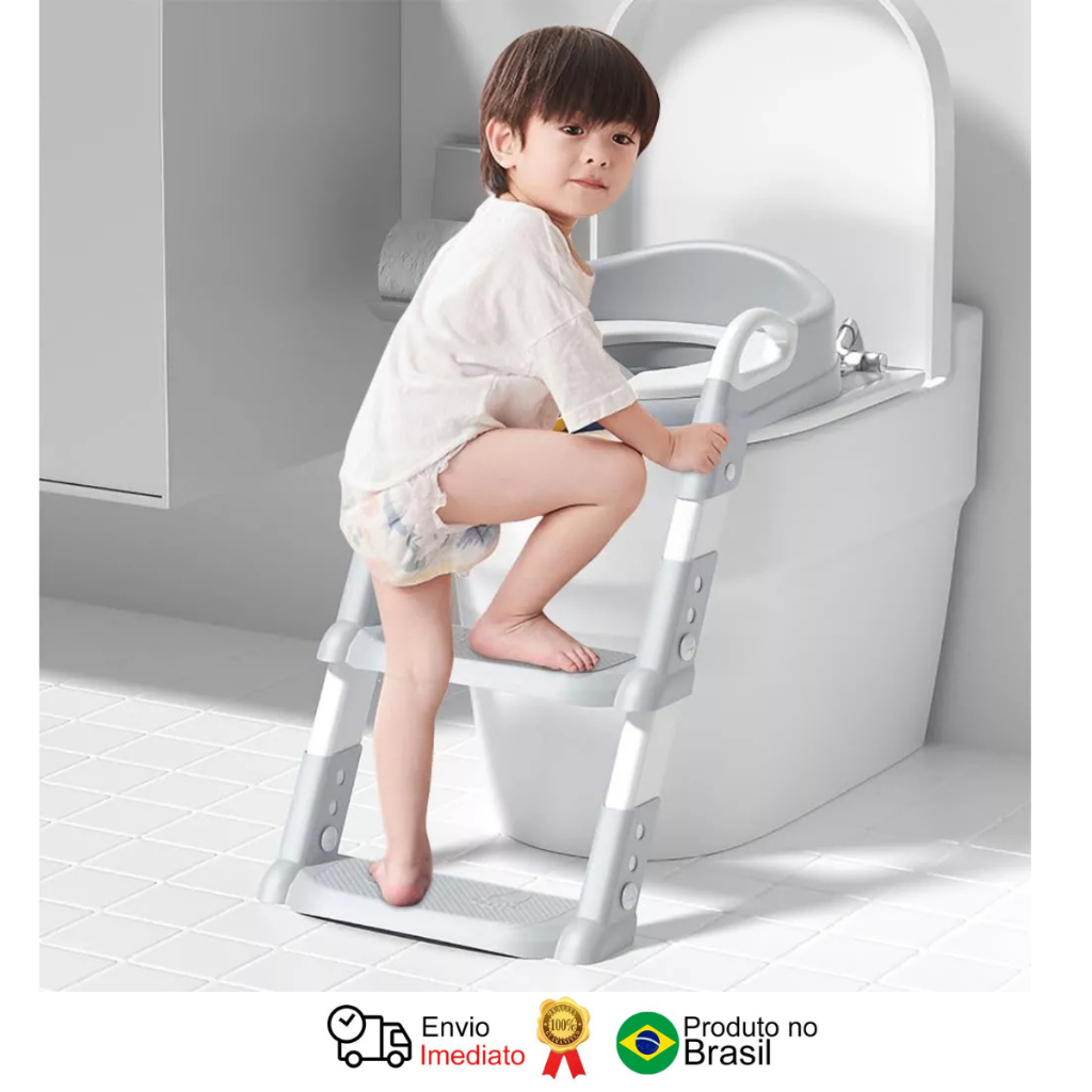 Assento Infantil Com Escada Para Vaso Sanitário DEEND Ajustável em Oferta na Shopee