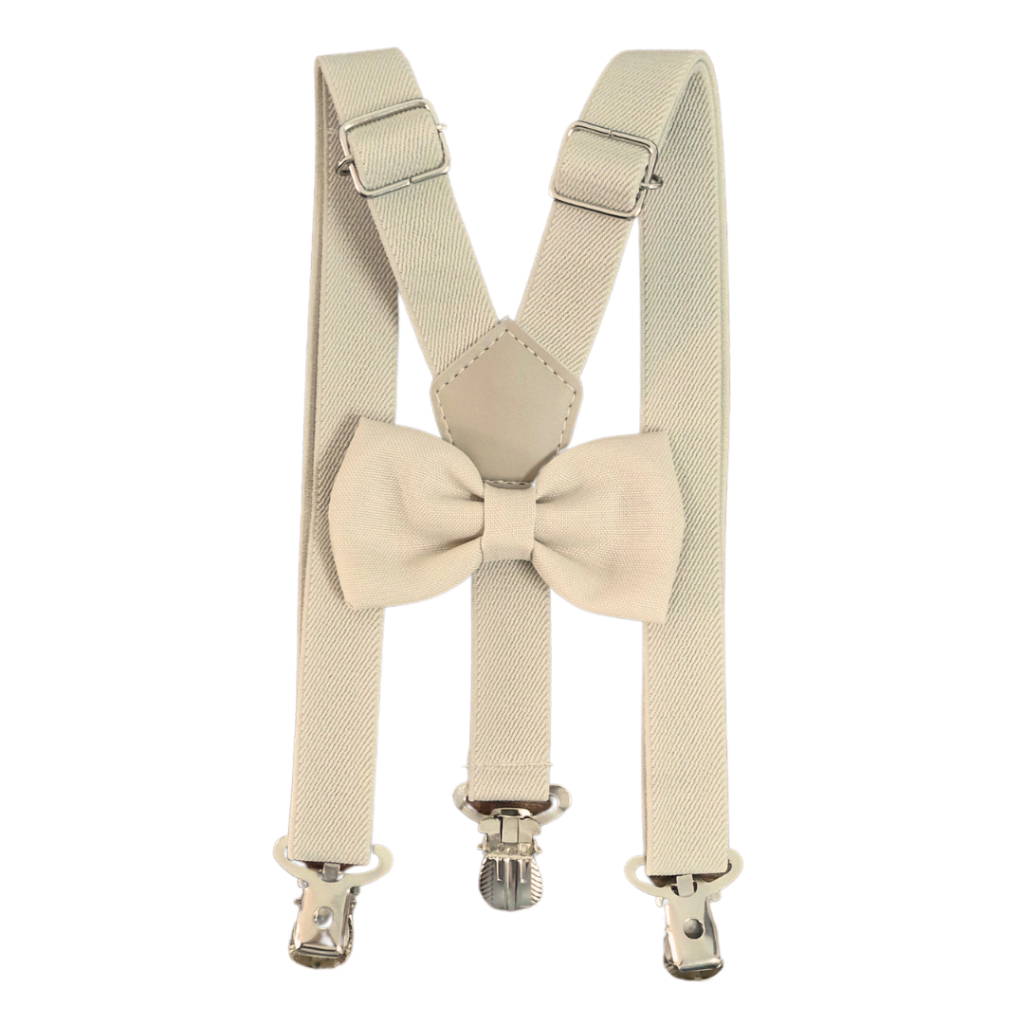 Suspensório e Gravata Borboleta Infantil Menino varias cores