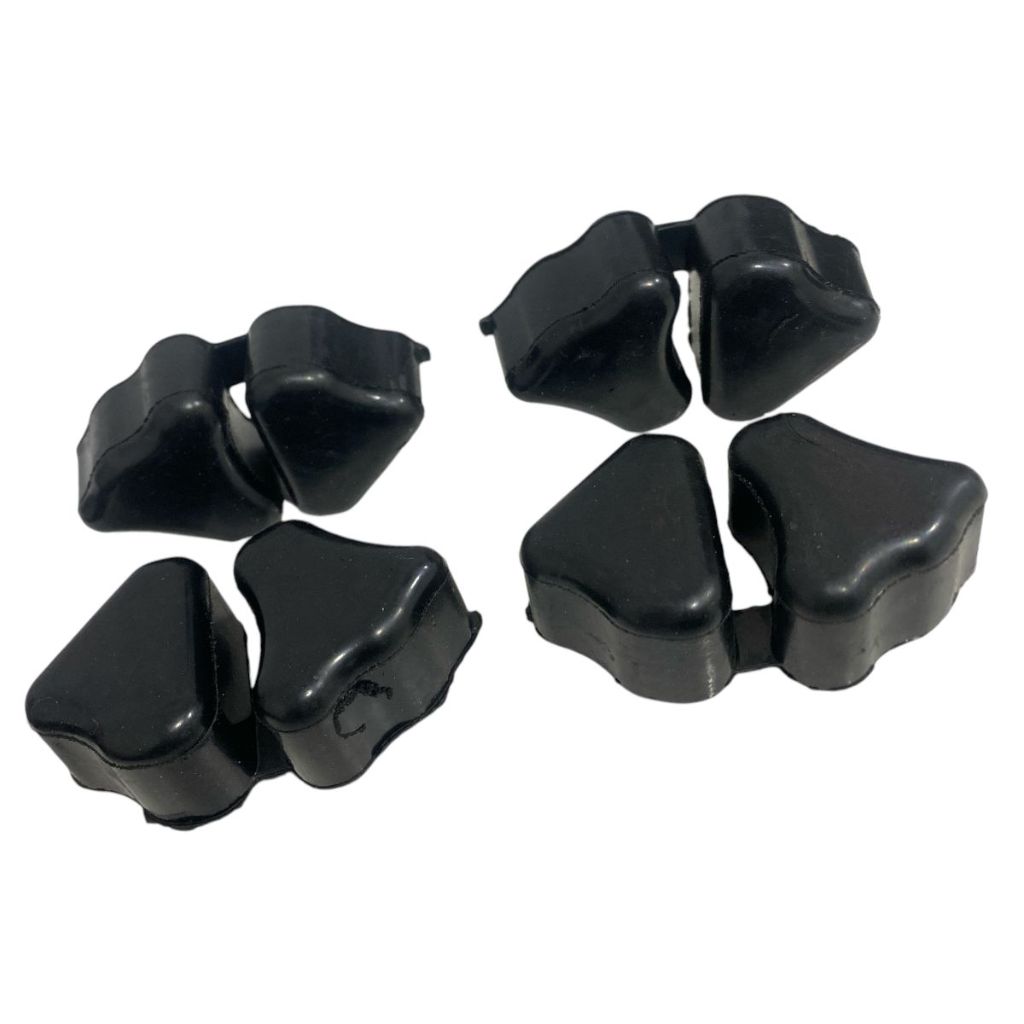 Bucha Da Coroa Coxim Honda Cbx 250 Twister 04/08 Cb300 09/150Cb250F 16/22 Borracha 4 Peças — imagem 2 de 2