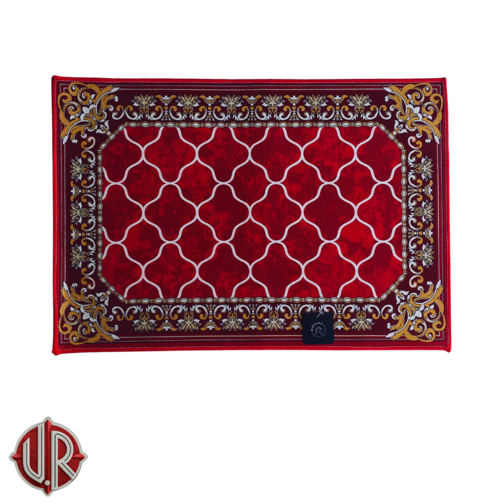 Tapete Tipo Persa Medalhão Super Luxo Antiderrapante 38x58cm Estampado — imagem 2 de 2