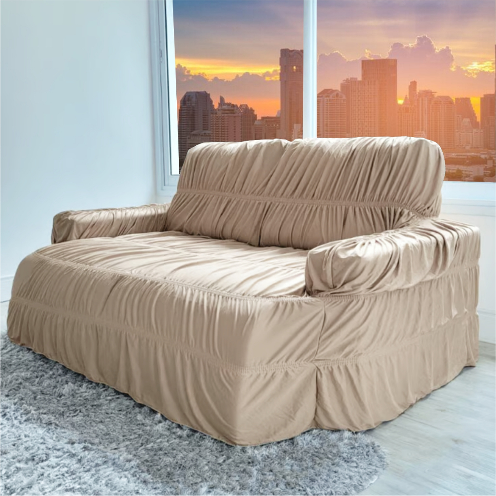 Capa De Sofá 4 Lugares Retrátil King GG Elasticada - Diversas Cores