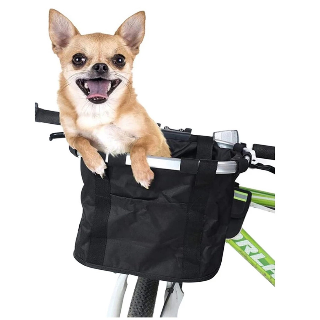 Cesta Bicicleta Pet Cadeirinha Cachorro Gato Aro 29 26 Engate Rápido Bolsa Transporte Animal em Oferta na Shopee