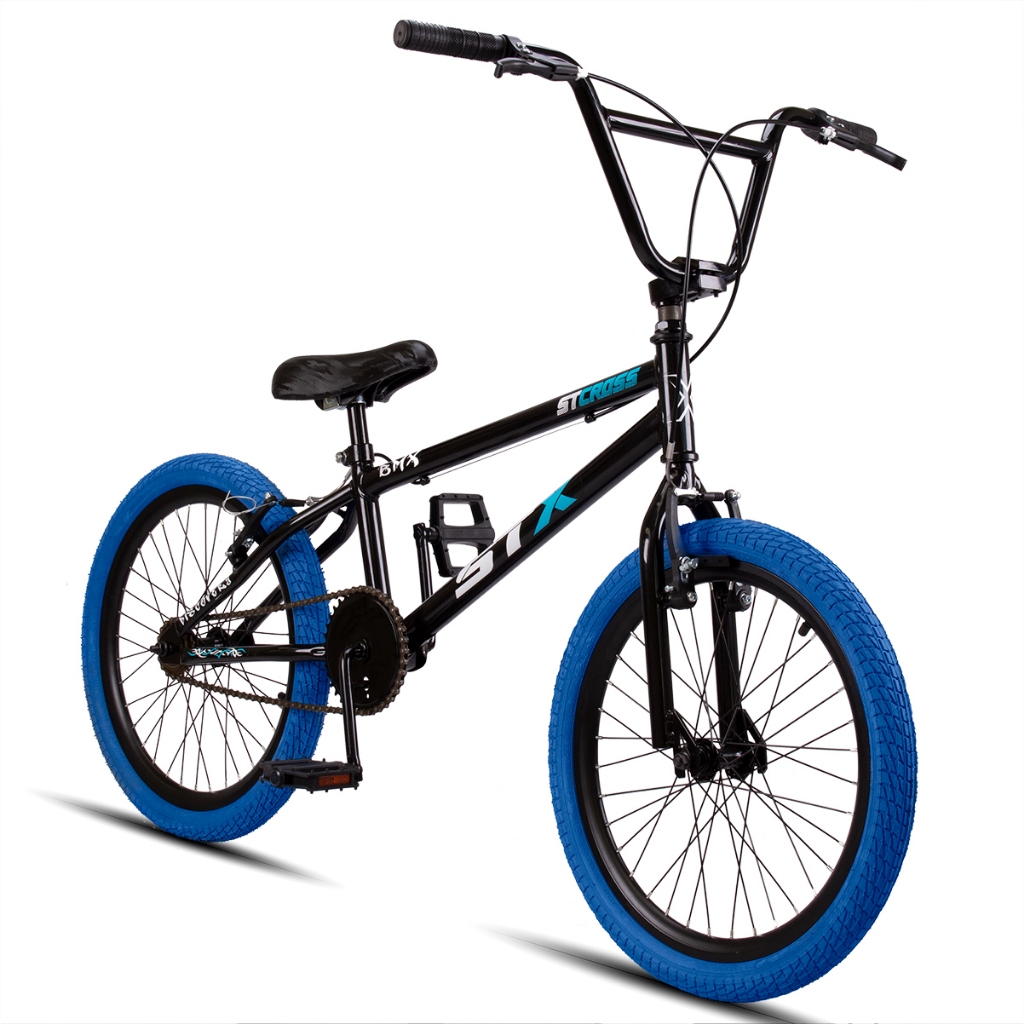 Bicicleta Aro 20 Infantil STX ST-CROSS Freio V-Brake Pneu Colorido - Sports & Outdoors