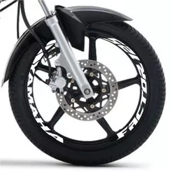Adesivo Factor 125 Yamaha Para Roda Modelo Grande