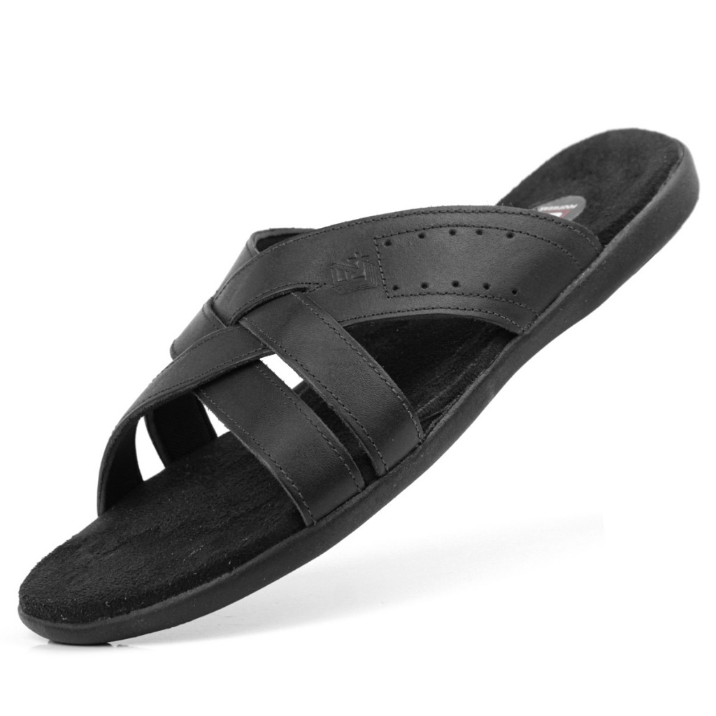 Sandália Masculina em Couro Super Confortável Promoção em Oferta na Shopee