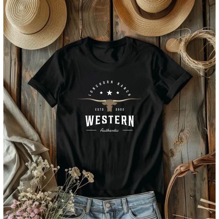 Camiseta feminina blusa camisa t shirt country em Oferta na Shopee