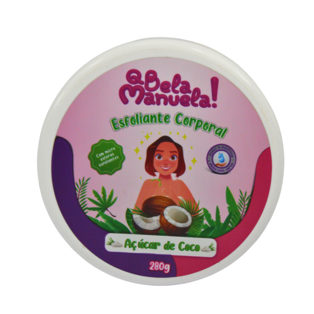 Esfoliante corporal  Coco  Qbela Manuela!!! em Oferta na Shopee