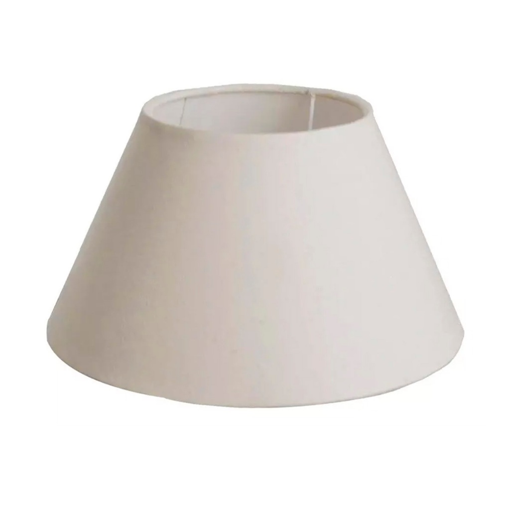 Imagem Cupula de Abajur luminaria 30x15x45cm Tecido Algodão soquete Importada Ref 24