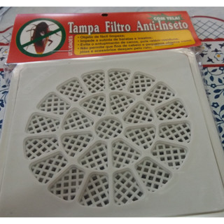 Ralo E Grelha Anti Inseto Com Tela 10cm D'rose Para Banheiro Quadrado Branco.Dengue,cabelo,Ralos. em Oferta na Shopee