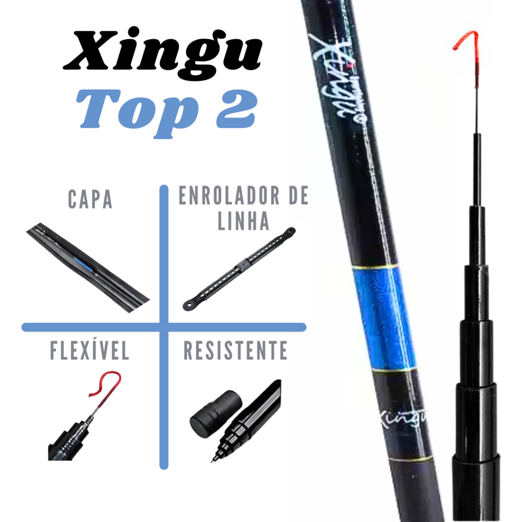 Kit 3 Vara Pesca 3,60m Telescópica Completa Enrolador de Linha Capa Lambari Tilápia Piau Caniço Pescaria Caniço Mão Lisa