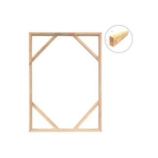 2  Chassis Bastidor De Madeira 60x90 Cm P Tela De Pintura em Oferta na Shopee