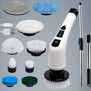 Esfregão Elétrico 9 Em 1 Sem fio Escova De Limpeza Pesada Multiuso Recarregável Giratória - 3XZ LOJA em Oferta na Shopee