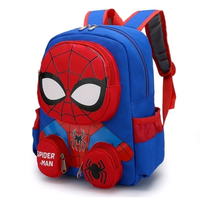 Mochila Homem-aranha Nova Mochila pequena Escolar Infantil creche super herói