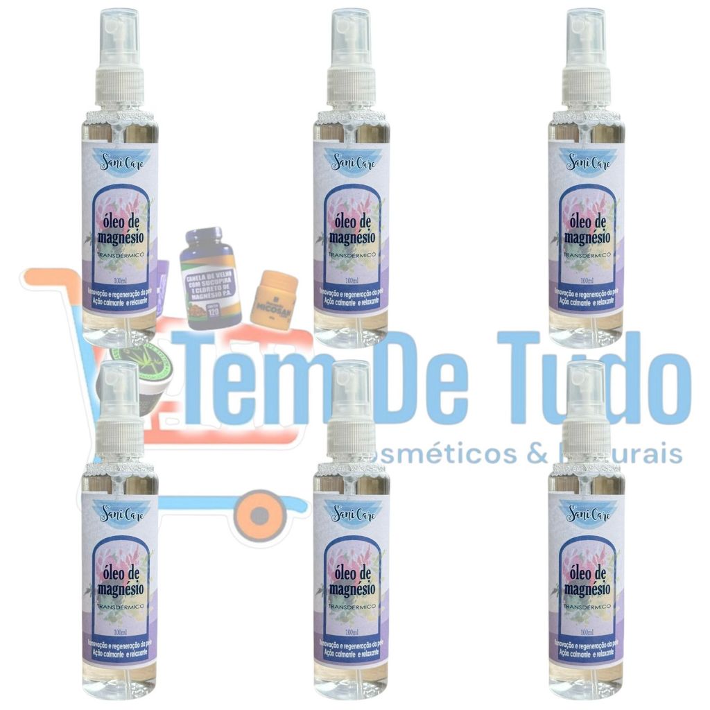 Óleo de Magnésio 100ml (cada) - Sani Care em Oferta na Shopee