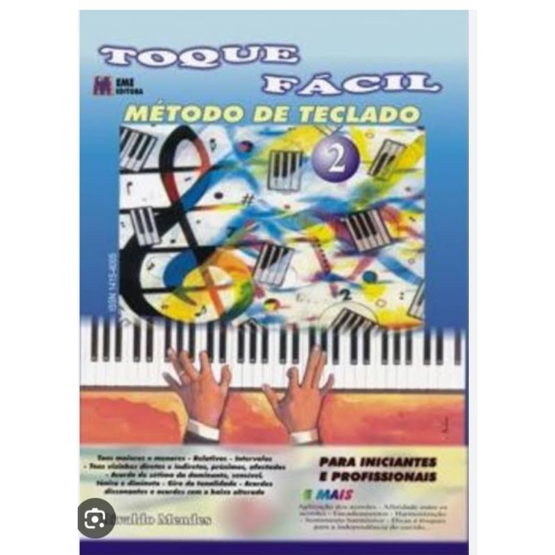 MÉTODO PARA TECLADO -TOQUE FÁCIL 2 RIVALDO MENDES